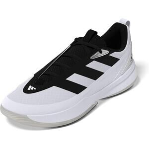 NWT adidas Unisex Front Court Sneaker, White/Black/White, Men's 8 - Women's 9 M